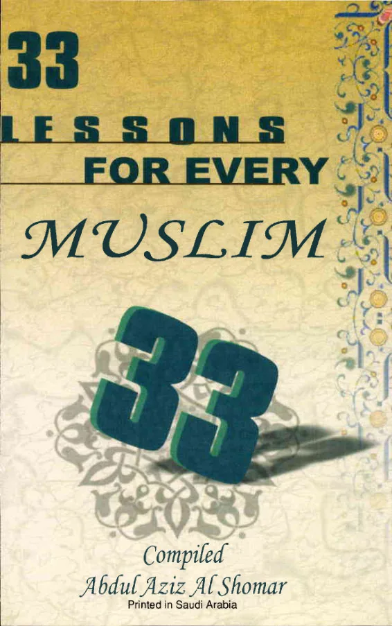 33 Lessons For Every Muslim, A practical guide for Islamic teachings preview 3