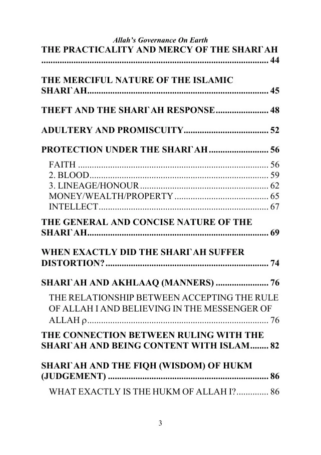 Allah (SWT) Governance on Earth, A thought-provoking book on divine governance preview 3