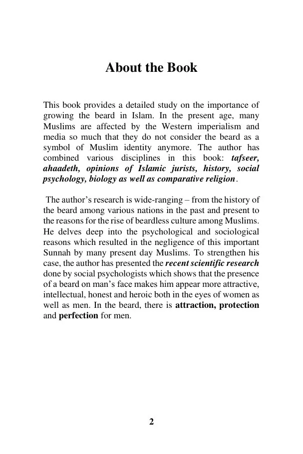 Scientific & Islamic Reasons for Growing a Beard, A comprehensive guide by Dr. Gohar Mushtaq preview 3