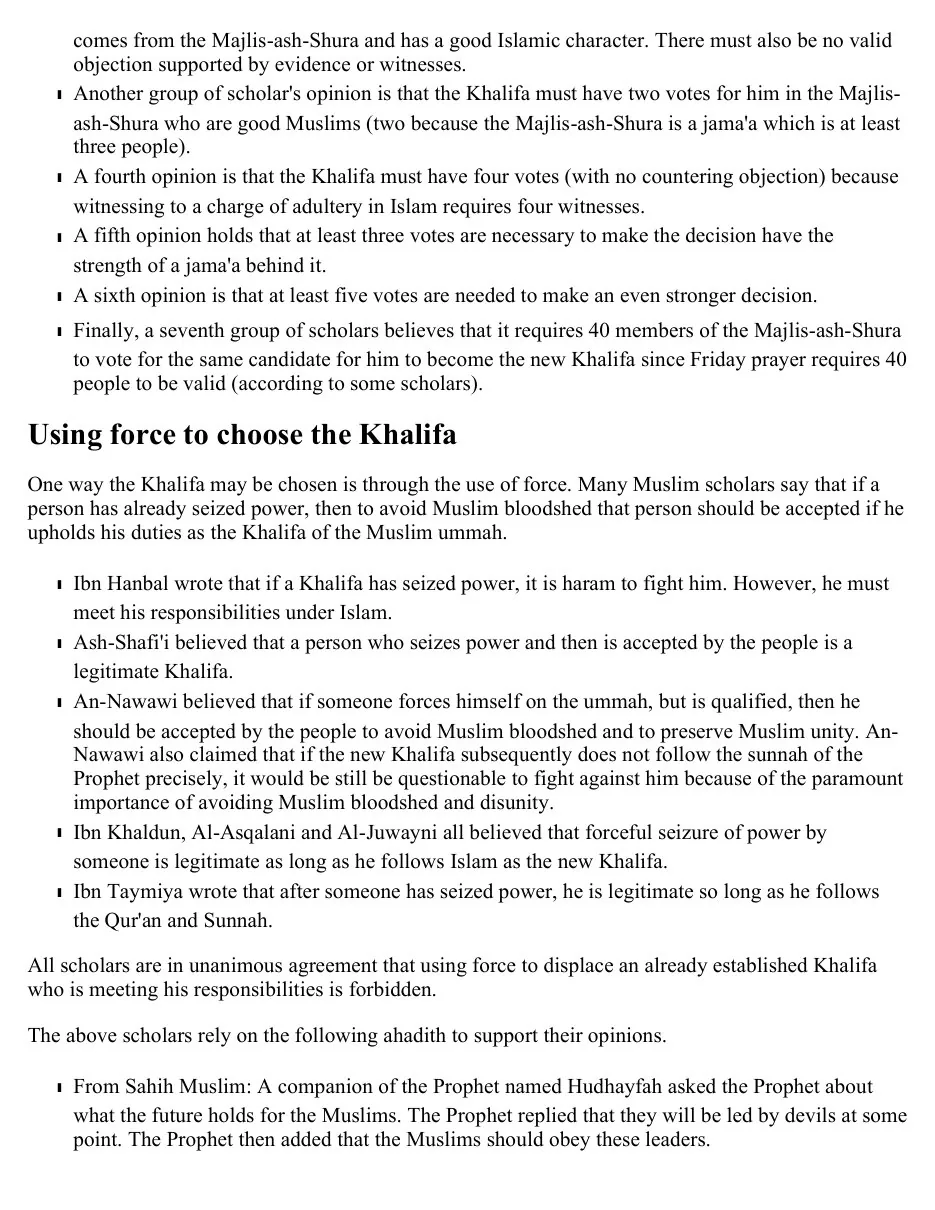 The Muslim Khilafa Booklet, A comprehensive guide and analysis of the Khilafa in Islam preview 5